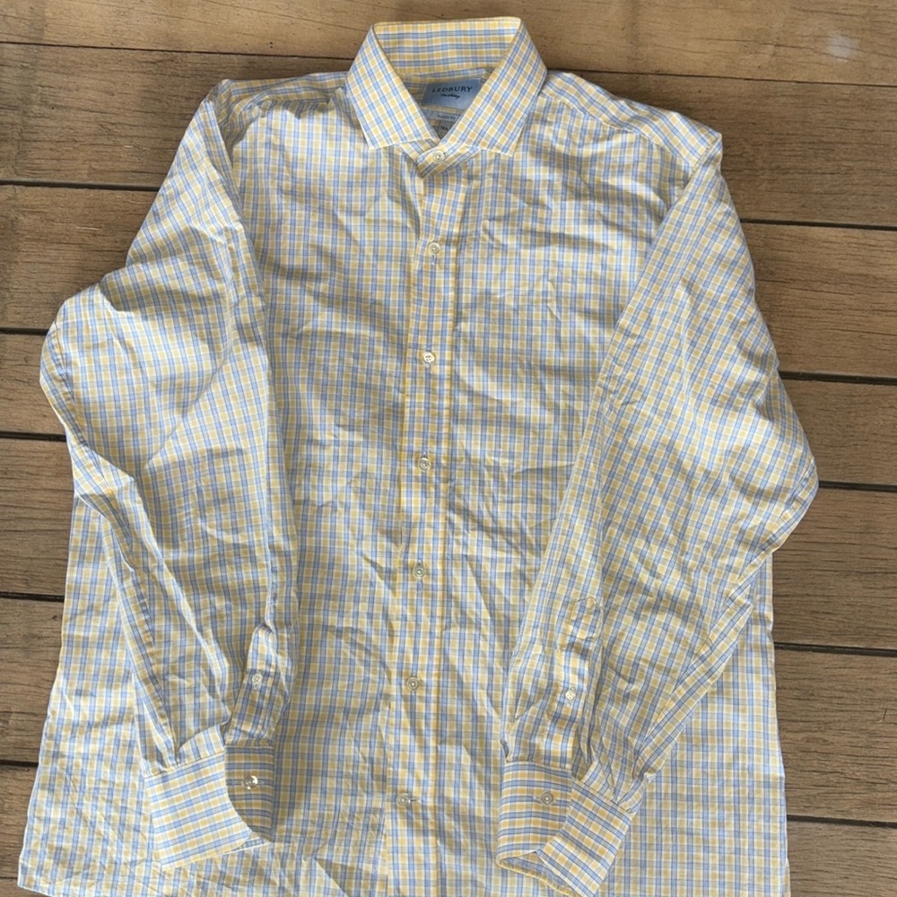 Ledbury Men’s 16.5 Button Down Long Sleeve Shirt